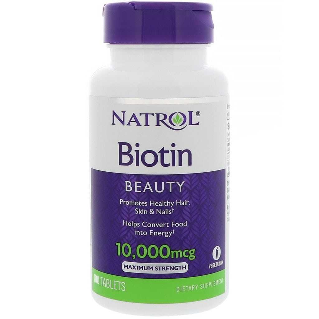 Natrol Biotina 10,000 mcg - Vitamina Para a Saúde Dos ...